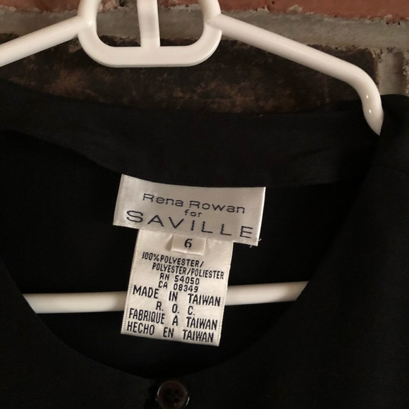Beautiful like new Rena Rowan black blouse - Picture 2 of 3